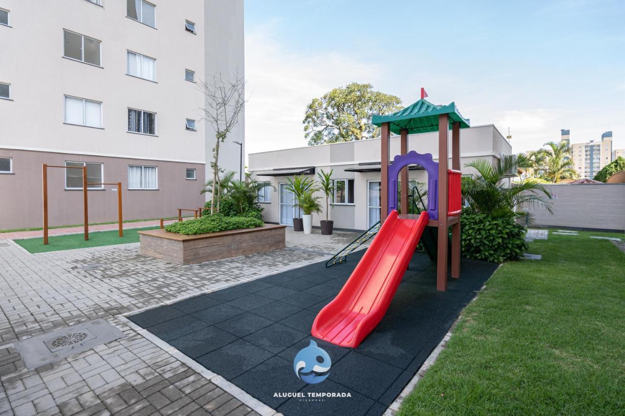 Apartamento Vista Mar: Condomínio com Piscina e Lazer Perto do Beto Carreiro Picarras Exterior photo